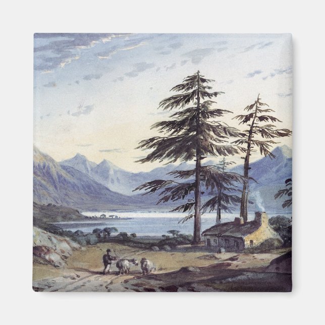 Imán Escena del lago (Frente)