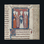 Imán Escena matrimonial, de 'Decrets de Gratien'<br><div class="desc">Escena matrimonial de la escuela francesa Ms 372 fol.168,  de 'Decrets de Gratien' localizada en la Bibliotheque Municipale,  Laon,  Francia. La Ms 372 fol.168 Escena matrimonial,  de 'Decrets de Gratien' fue creada alrededor del siglo XIII.</div>