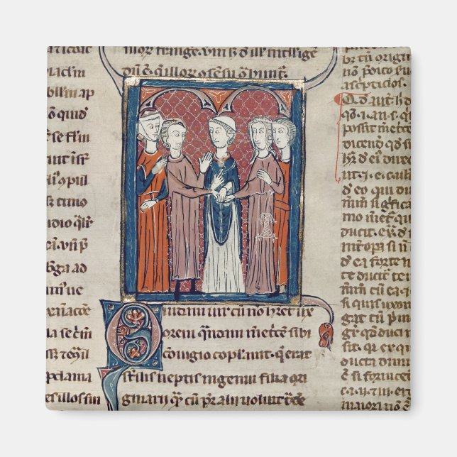 Imán Escena matrimonial, de 'Decrets de Gratien' (Frente)