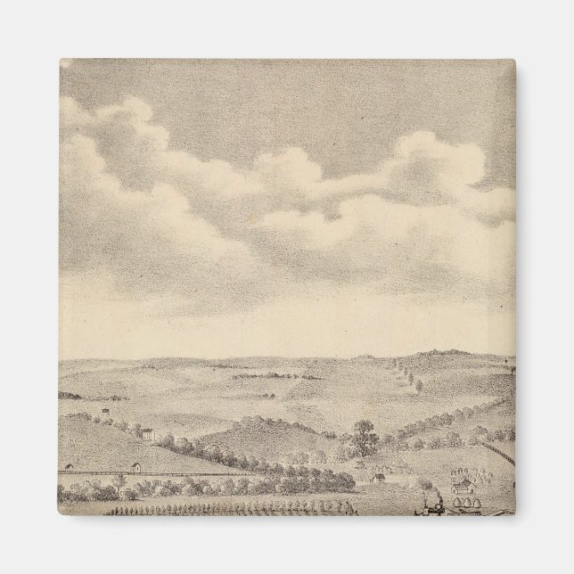 Imán Escena matutina, granja de valores de JD Rivers (Frente)