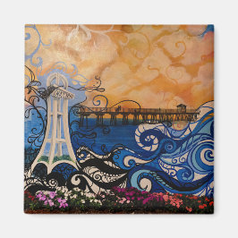 Imán Escena oceánica