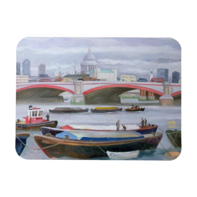 Imán Escena ocupada en Blackfriars 2005 (Horizontal)