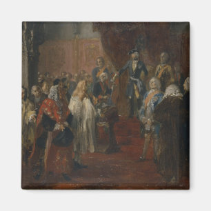 Imán Escena silesia del homenaje, 1855