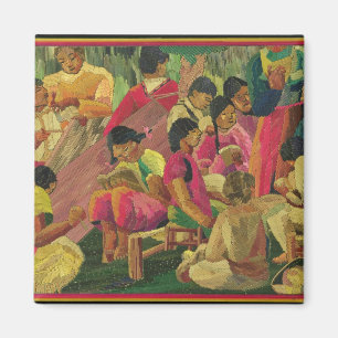 Imán Escenario de aldea de México