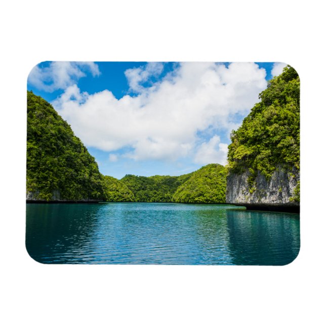 Imán Escénico Tropical de Islas Rocosas (Horizontal)