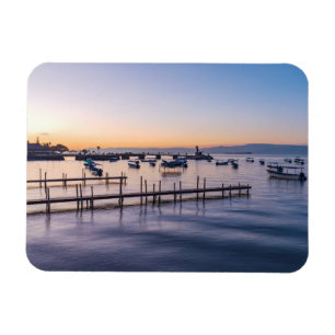 Imán escenografía matutina del lago en chapala méxico