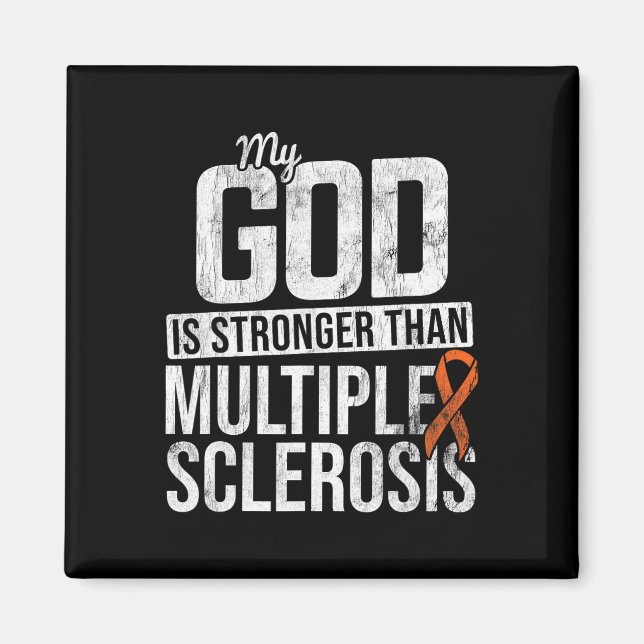Imán Esclerosis Múltiple Más Fuerte Sra. Awareness Nara (Frente)