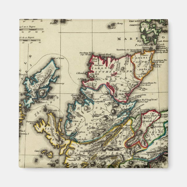 Imán Escocia antigua, moderna (Frente)