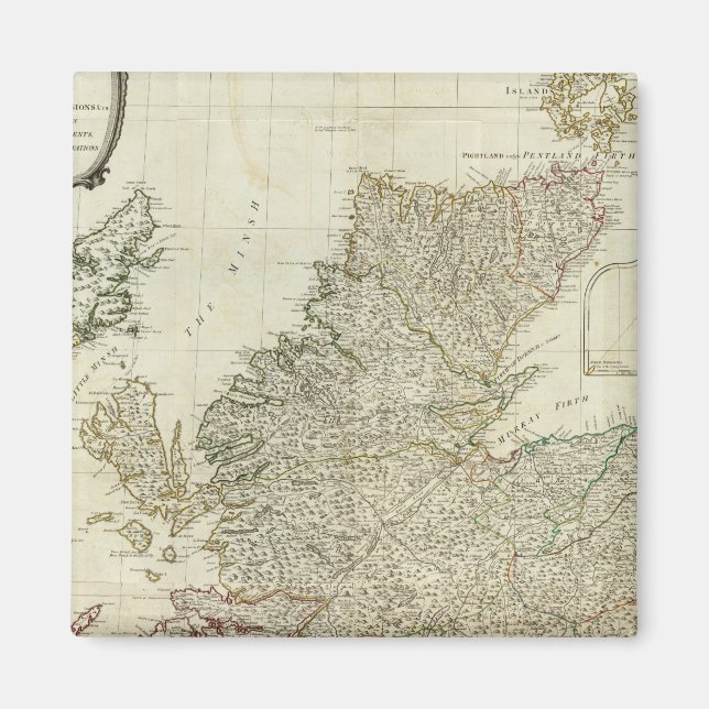 Imán Escocia compuesta o Gran Bretaña del Norte (Frente)