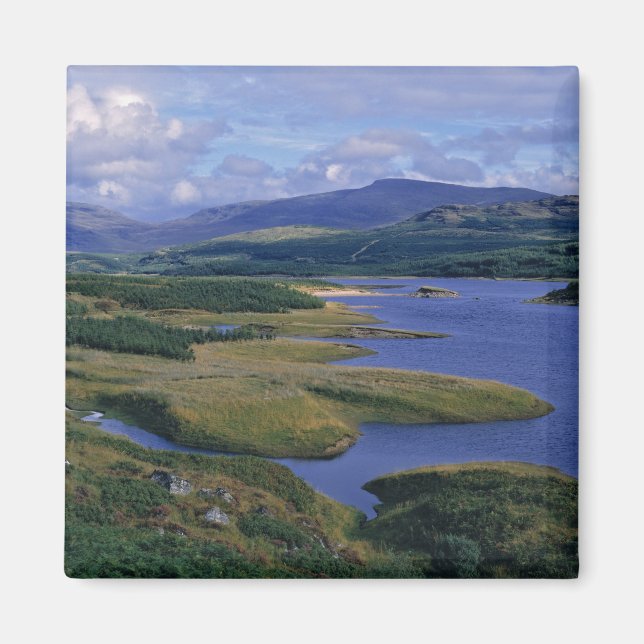 Imán Escocia, Highland, Wester Ross, Loch Garry. An (Frente)
