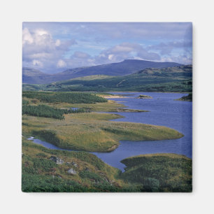 Imán Escocia, Highland, Wester Ross, Loch Garry. Un