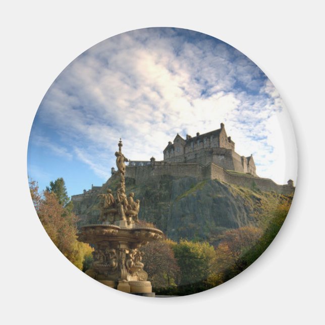 Imán ESCOCIA: Magnate de refrigerador majestuoso escocé (Frente)