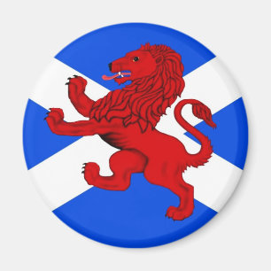 Imán Escocia, rampante bandera del león