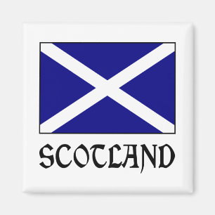 Imán Escocia y bandera escocesa