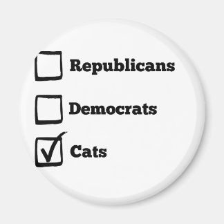 Imán ¡Escoge Gatos! Impresión de gatos de elecciones po