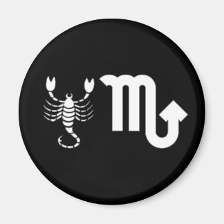 Imán Escorpio con símbolo
