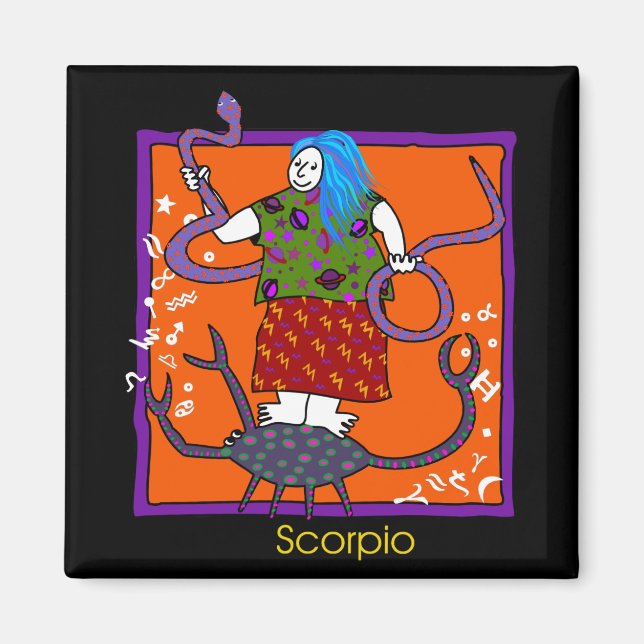 Imán Escorpio Magnet (Frente)