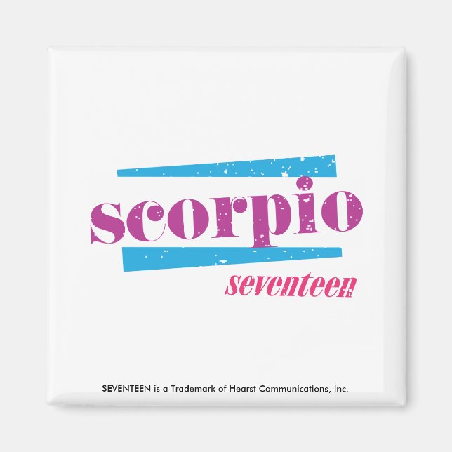 Imán Escorpio púrpura (Frente)