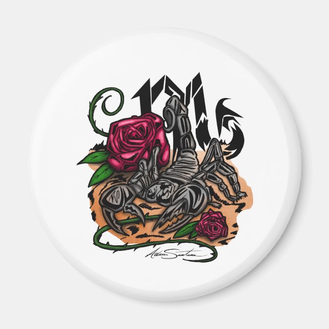 Imán Escorpio - Zodiaco (Frente)