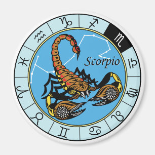 Imán escorpión zodiaco