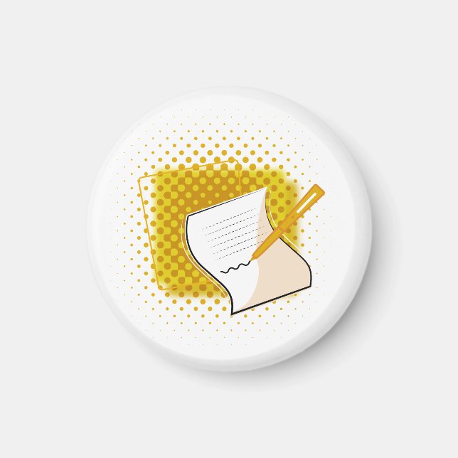 Imán Escribiendo a Lover (Frente)