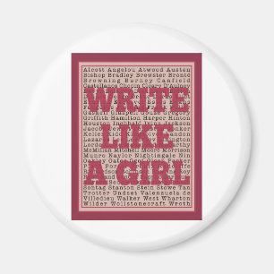 Imán Escribir como un lápiz labial Chica