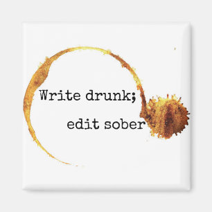 Imán Escribir edición en ebrio Sober Peter De Vries Im