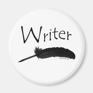 Imán Escritor con pluma de frescura