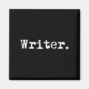 Imán Escritor Divertido Libro de Escritura Autor Noveli