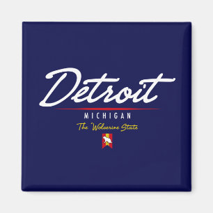 Imán Escritura de Detroit