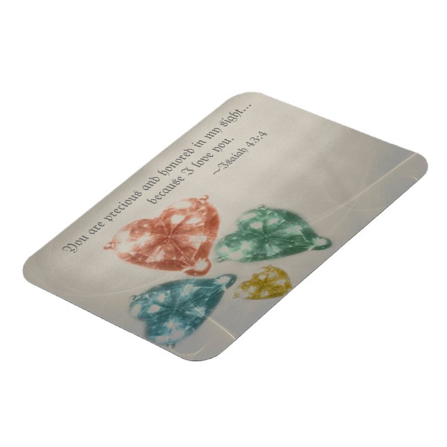 Imán Escritura de joyas preciosas (Lado Izquierdo)