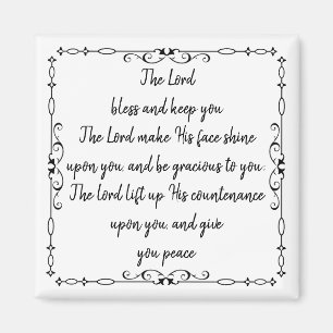 Imán Escritura de la Biblia NúMERO Aarónico De Bendició