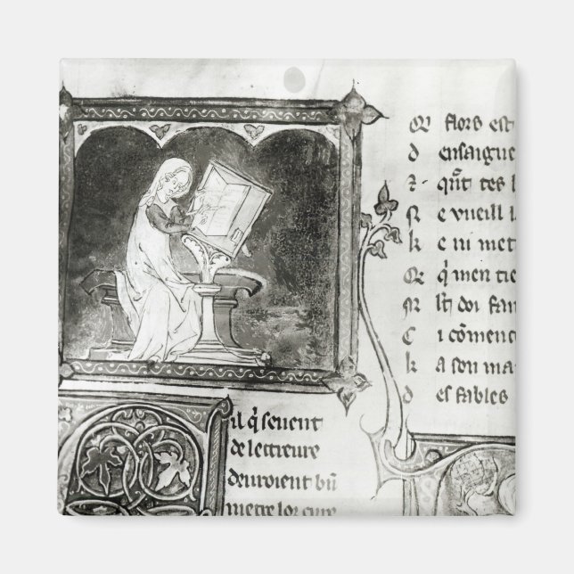 Imán Escritura de Marie de France (Frente)