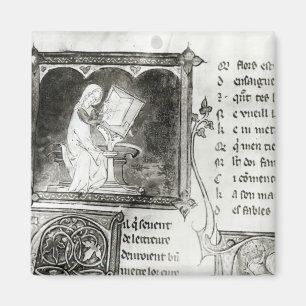 Imán Escritura de Marie de Francia