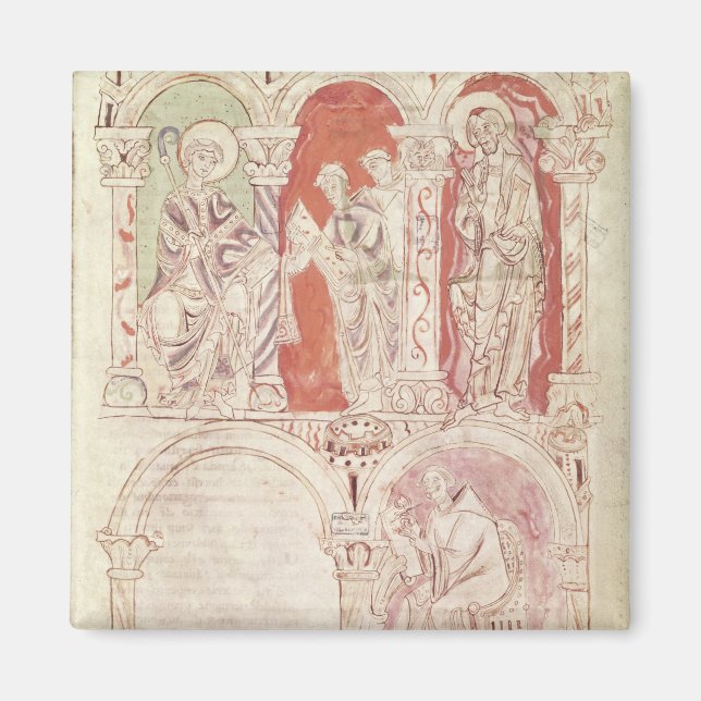 Imán Escritura de St. John Cassian y ofrecimiento de mo (Frente)