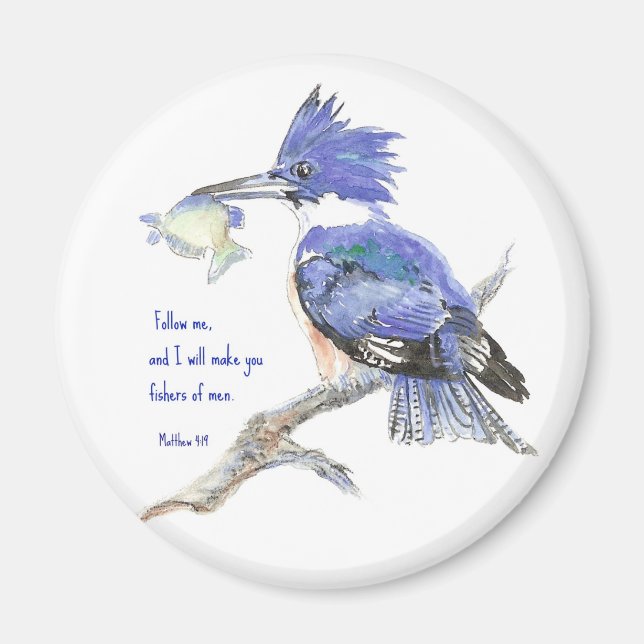 Imán Escritura, pescadores de hombres, Inspirador (Frente)