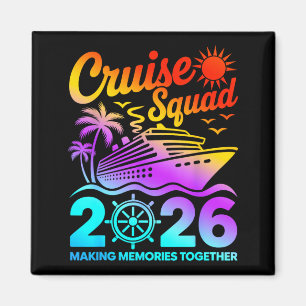 Imán escuadra de crucero vacaciones de verano 2026 fami