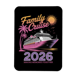 Imán Escuadrón de crucero familiar viaje coincidente de