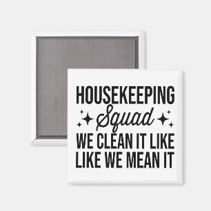 Imán Escuadrón De La Casa Lo Limpiamos Como Lo Hacemos.