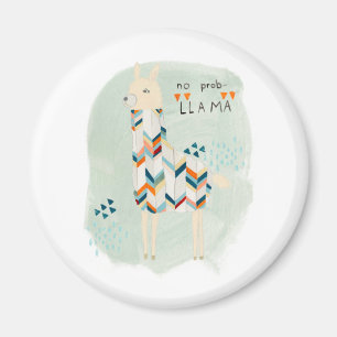 Imán Escuadrón de Llama - Sin Prob-llama