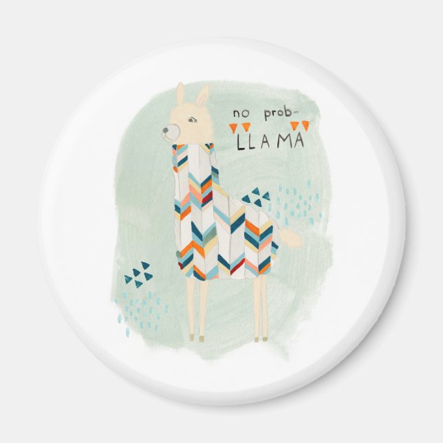 Imán Escuadrón de Llama - Sin Prob-llama (Frente)