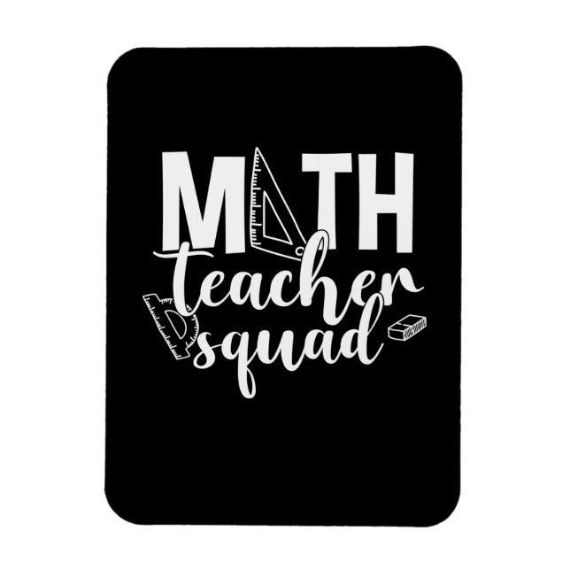 Imán Escuadrón de Maestros Maestros Maestros Math (Vertical)