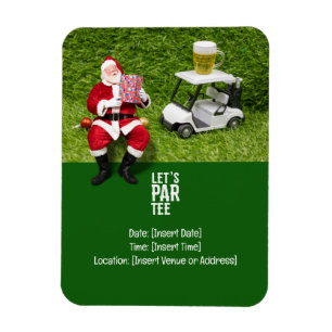 Imán Escuadrón de Navidades del fiesta del Golf Par Tee