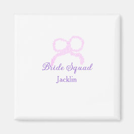 Imán Escuadrón de novias purpurina rosa estrella del ar