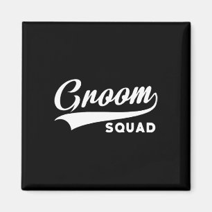 Imán Escuadrón del Groom - Partido del bachiller - Boda