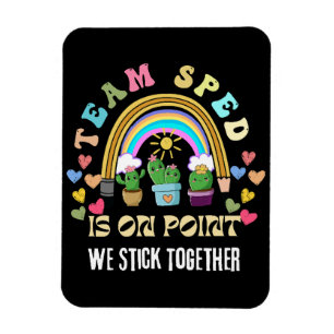 Imán Escuadrón somos Forever Sticky para maestro