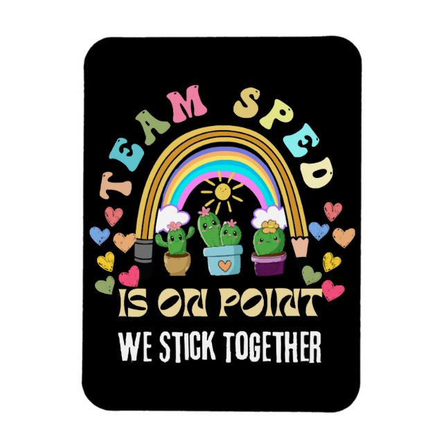 Imán Escuadrón somos Forever Sticky para maestro (Vertical)