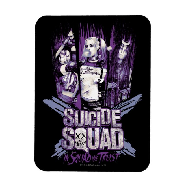 Imán Escuadrón suicida | Chicas de escuadrón "En Escuad (Vertical)