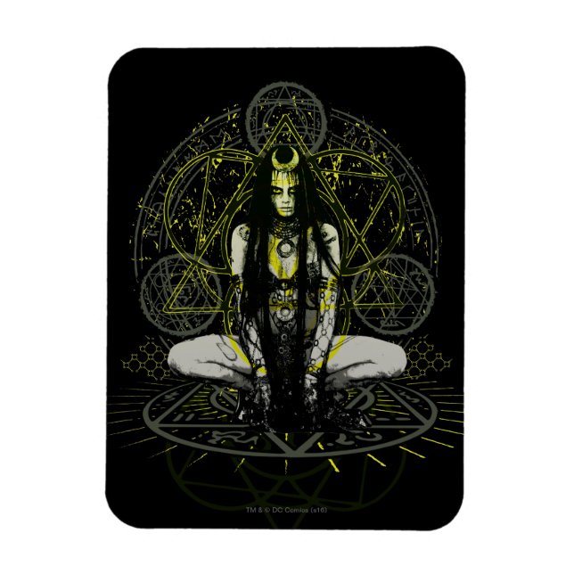 Imán Escuadrón suicida | Círculos mágicos de encantamie (Vertical)