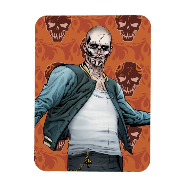 Imán Escuadrón suicida | El Diablo Comic Book Art (Vertical)